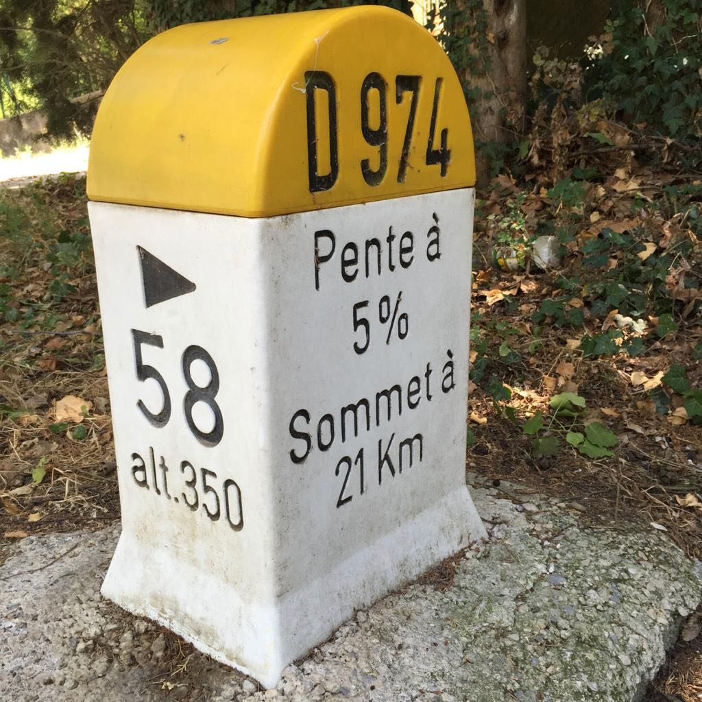 Mont Ventoux climb milestone