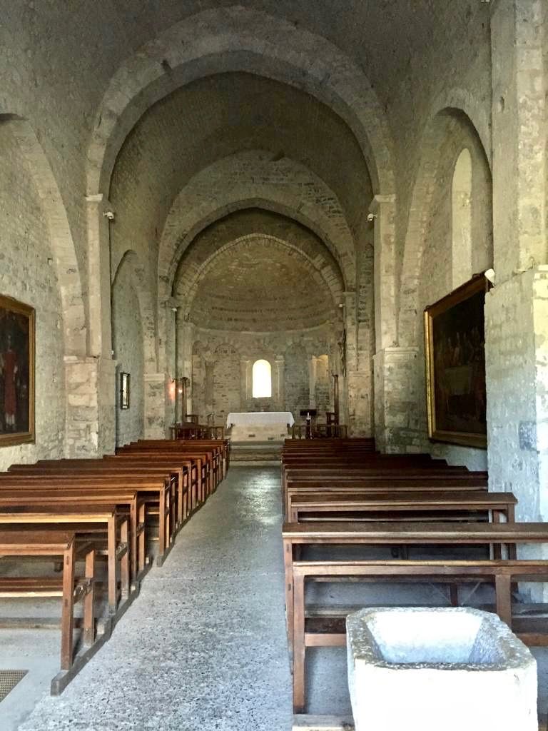 Romanesque church in St Jalle, drome Provençale
