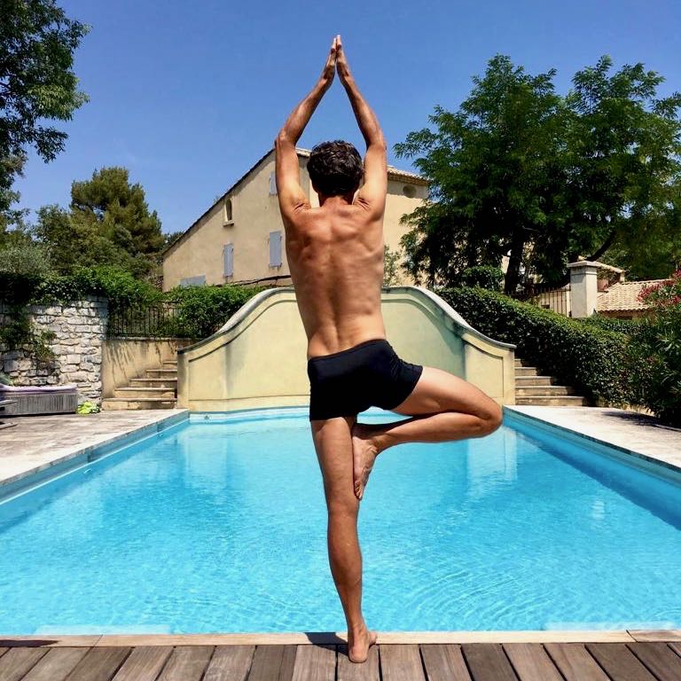 pool life, yoga retreat