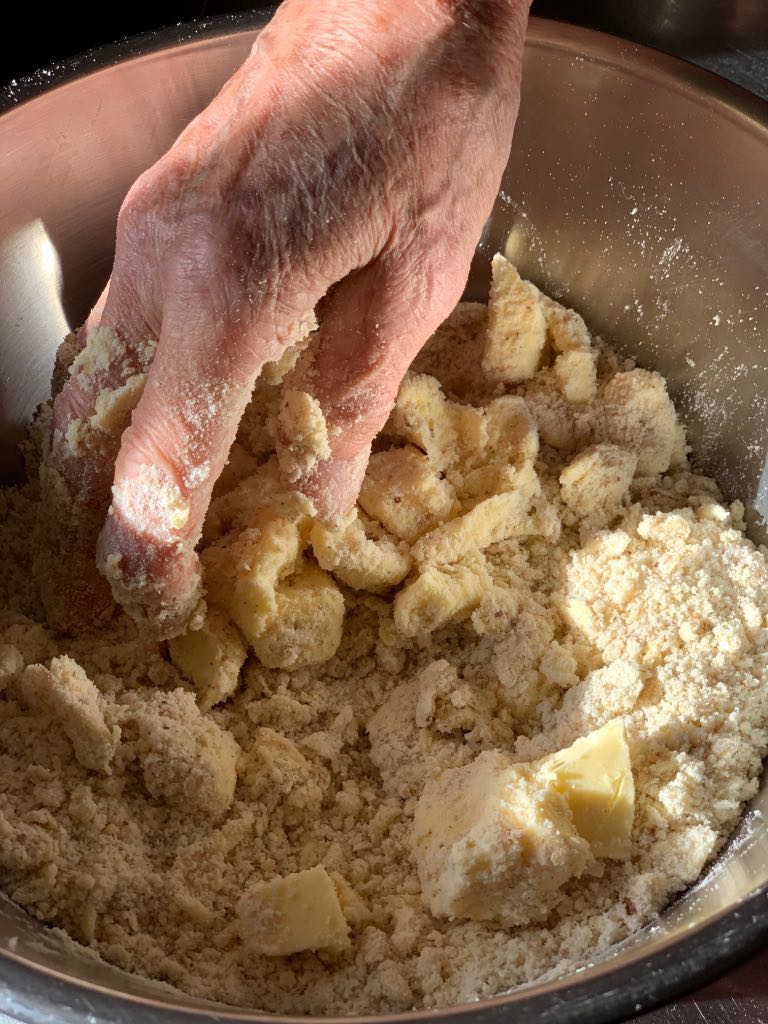 Cooking Christmas biscuits at la Baye des Anges