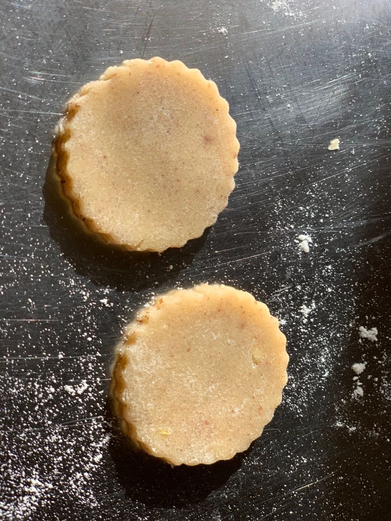 Cooking Christmas biscuits at la Baye des Anges