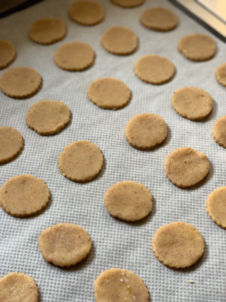 Cooking Christmas biscuits at la Baye des Anges