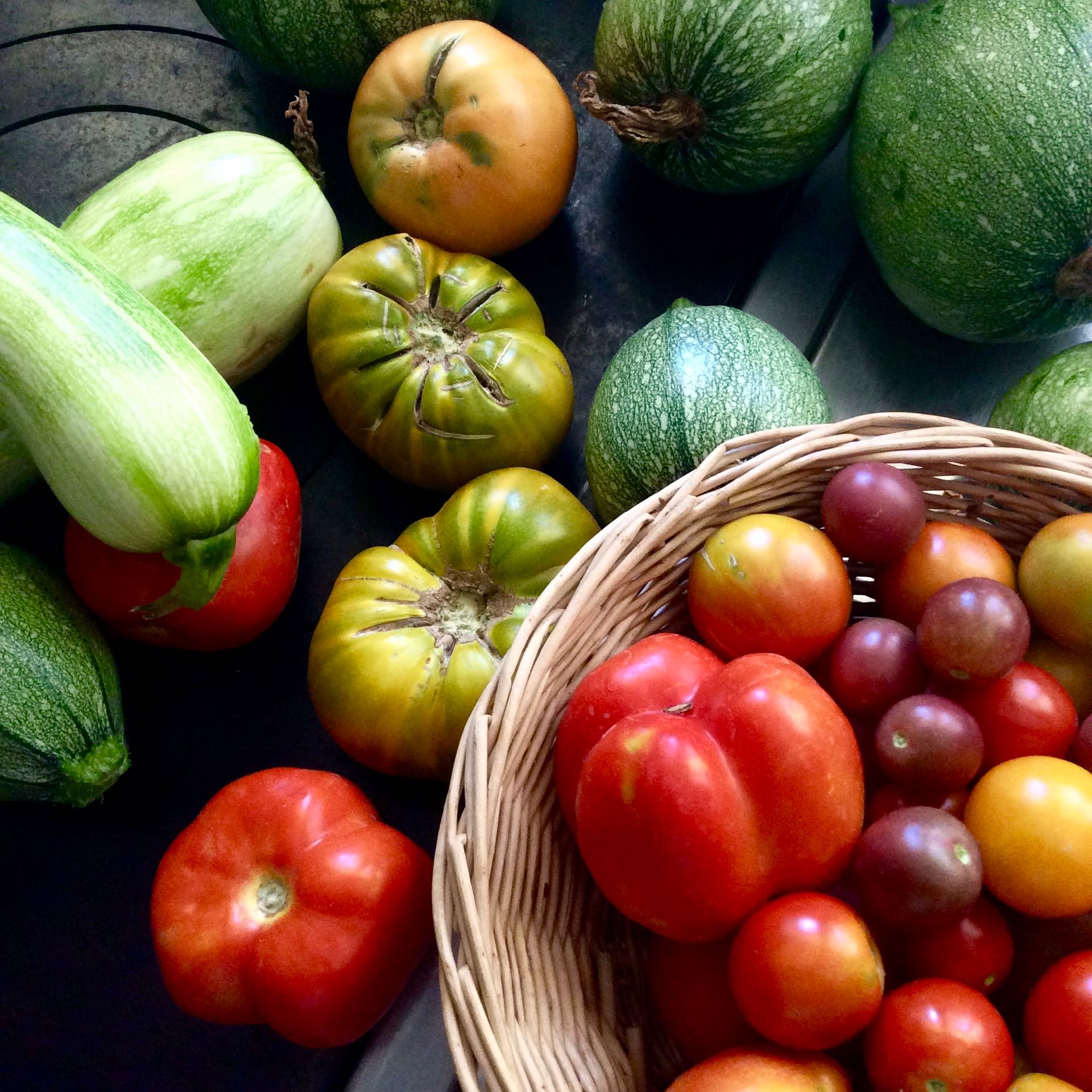 Vegetables from our kitchen garden