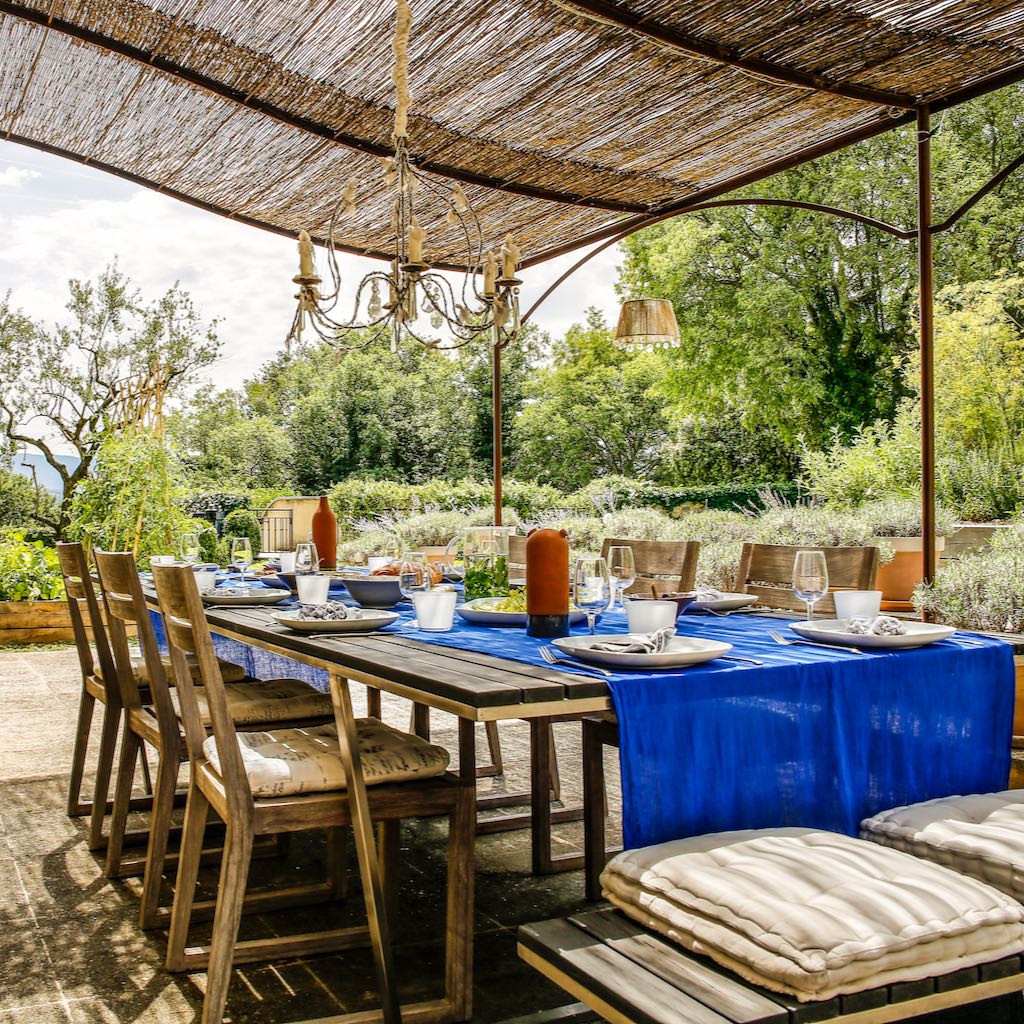 terrace at Baye des Anges