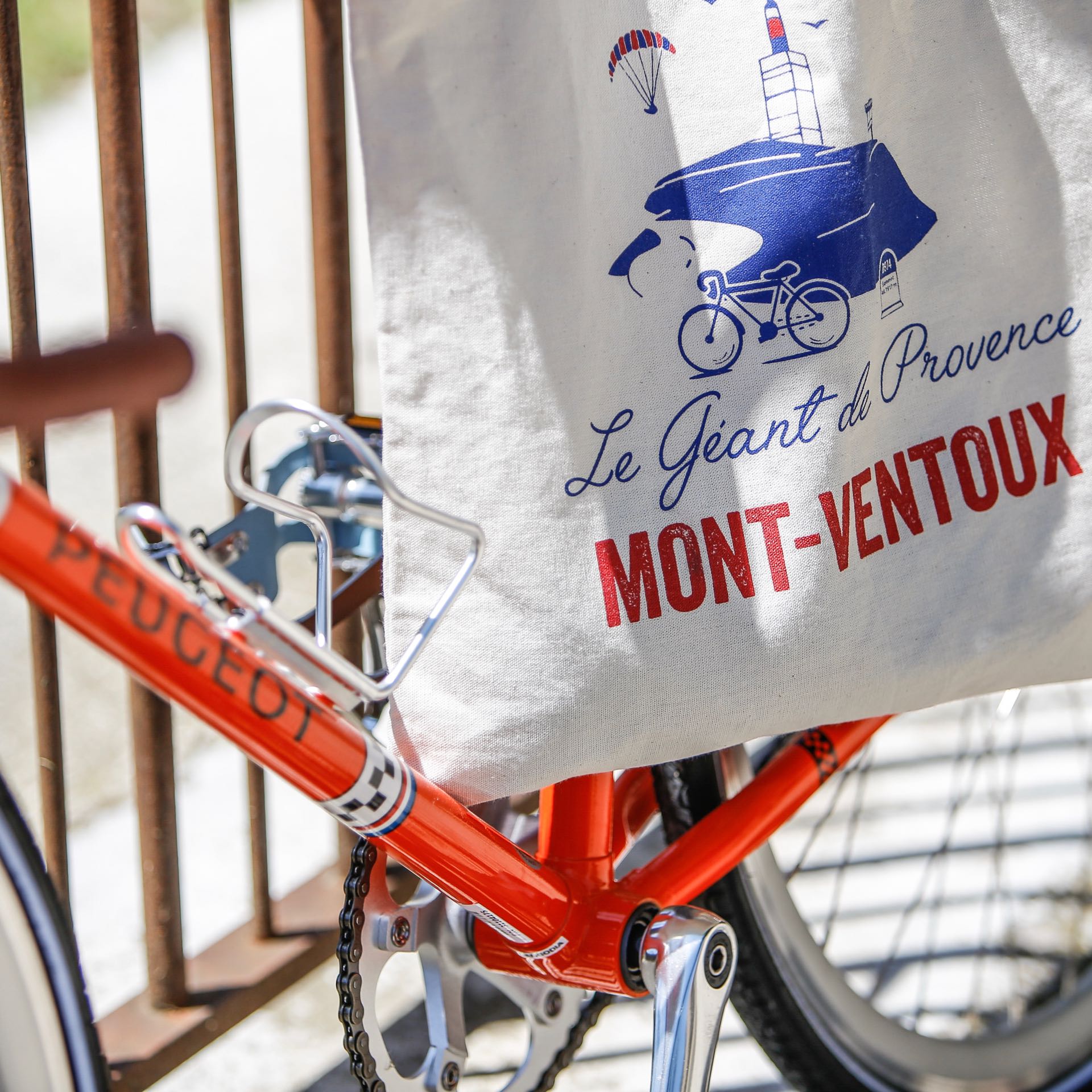 Bicycle at the Mont Ventoux